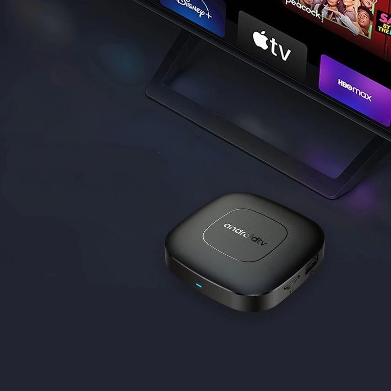 Frontal de T1 8K H313 2GB/16GB Wifi Dual Android 13 Negro - Android TV