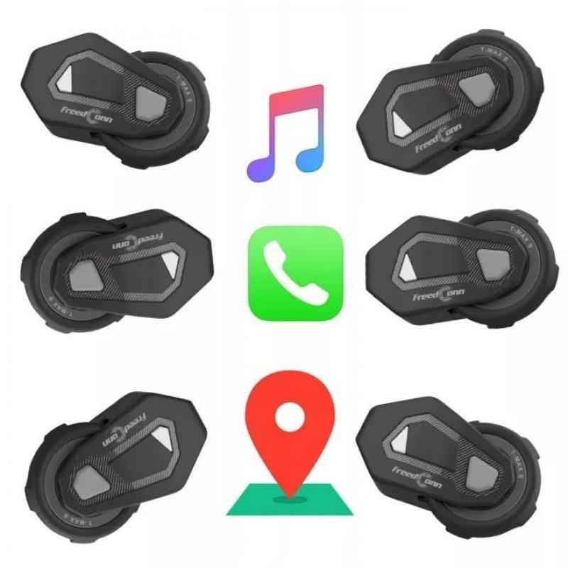 Freedconn T-MAX S V4 Pro Single Preto - Características do intercomunicador para motociclos