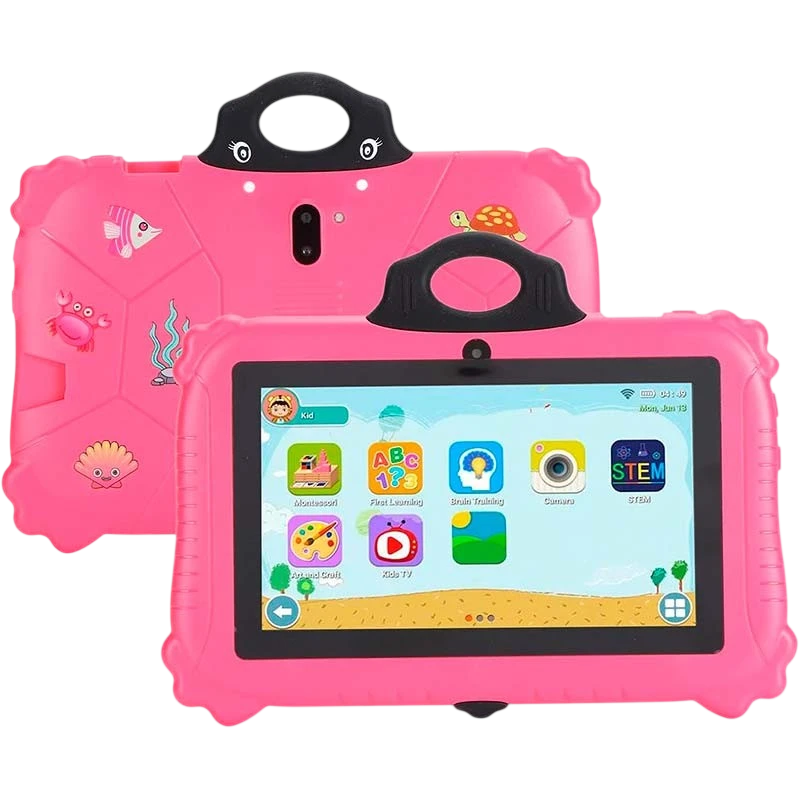 Powerbasics MT6735 2GB/16GB Panda Rosa - Tablet para niños
