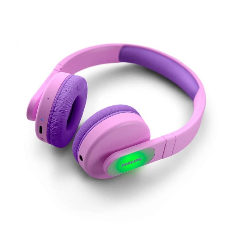 Philips TAK4206PK/00 Rosa - Auscultadores para crianças, vista deitada