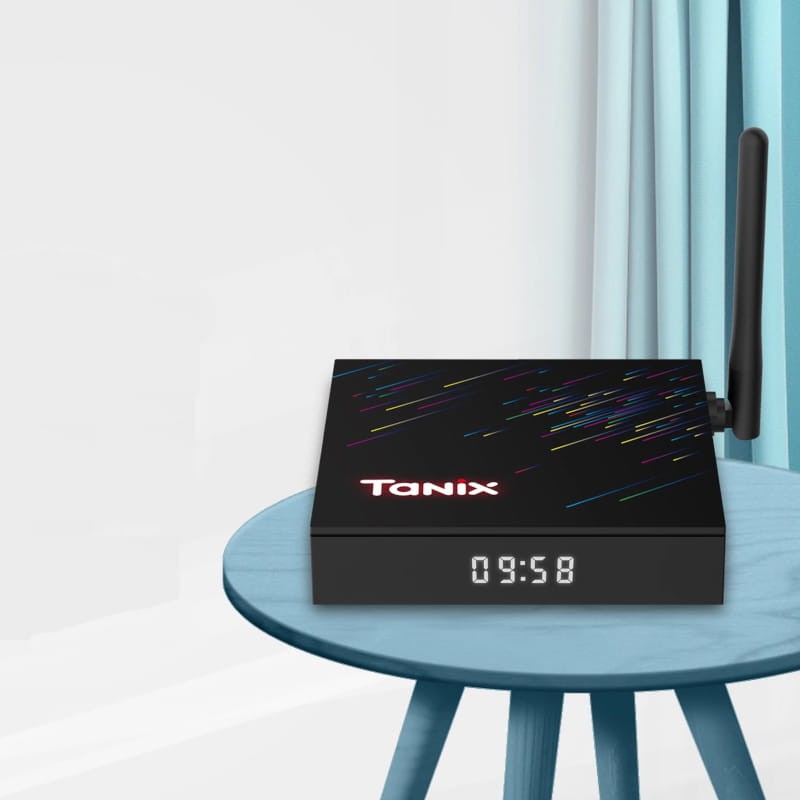 Tanix TX68 H618 4 GB/32GB Android 12 - Android TV - Frontal