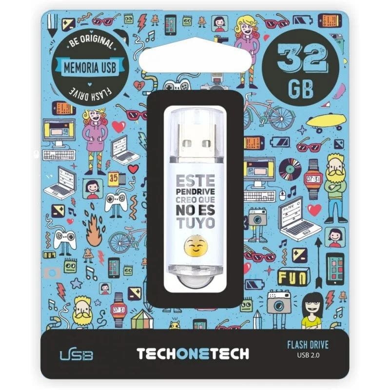 Tech One Tech No Es Tuyo Pendrive 32GB USB 2.0 caja