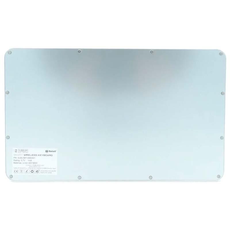 Clavier Bluetooth SUBBLIM Smart Argent - vue inférieure