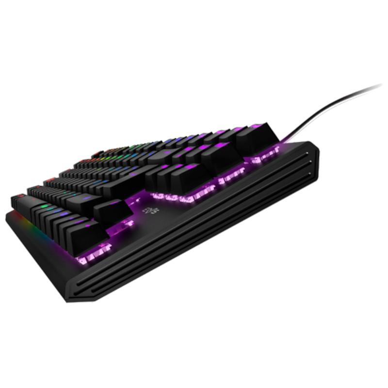 Energy Sistem ESG K6 Mechanik RGB USB Clavier de jeu Noir Vue de face côté droit