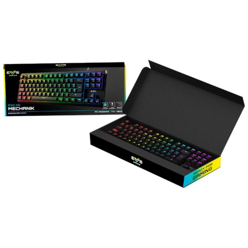 Clavier de jeu USB Energy Sistem ESG K6 Mechanik RGB, boîte noire