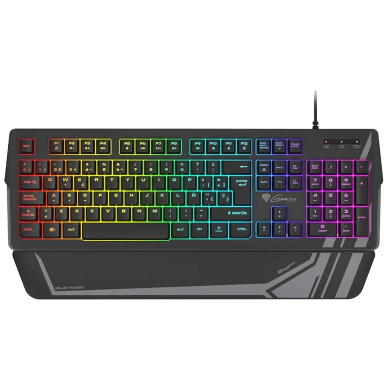 Teclado Gaming Genesis Rhod 350 RGB USB Negro