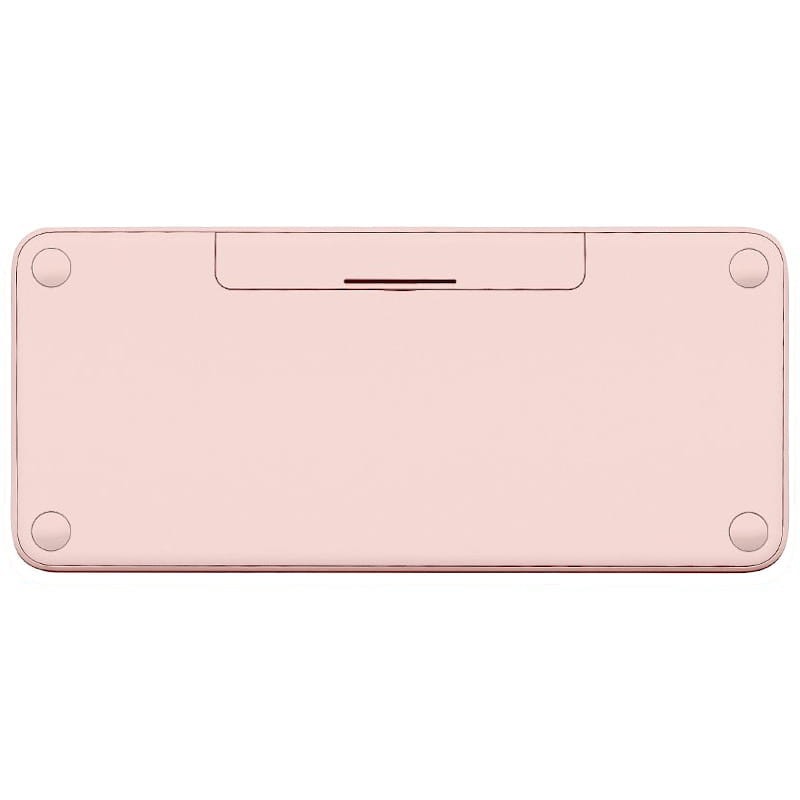 parte inferior del Teclado Inalámbrico Logitech K380 Rosa ES Layout