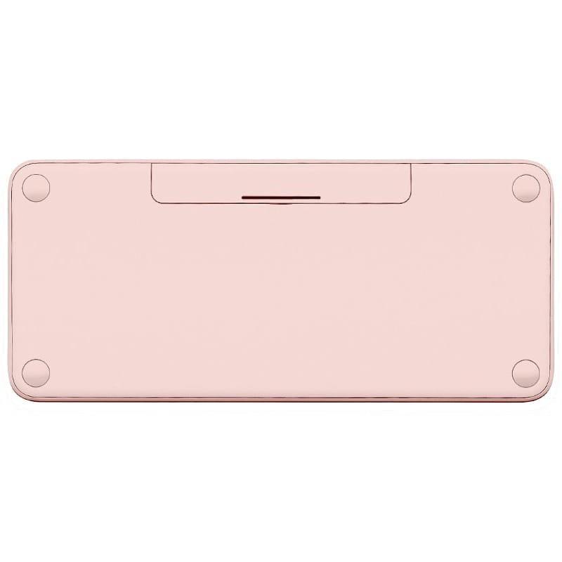 parte inferior del Teclado Inalámbrico Logitech K380 Rosa ES Layout
