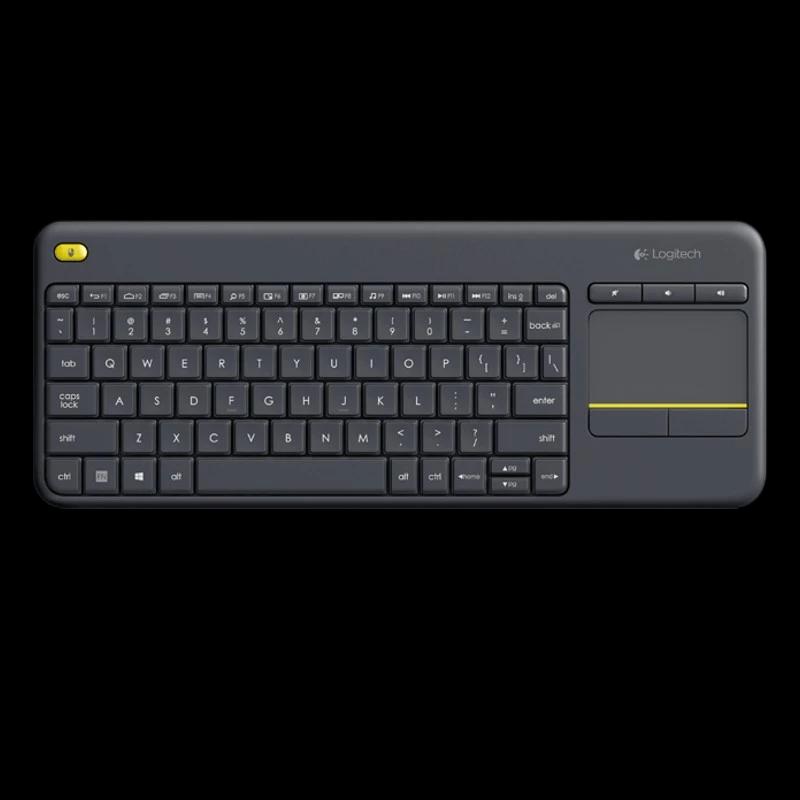 Teclado InalámbricoK400 Plus con Touch Keyboard Negro
