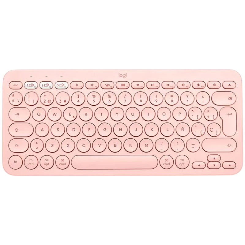 Teclado Inalámbrico Logitech K380 Rosa ES Layout