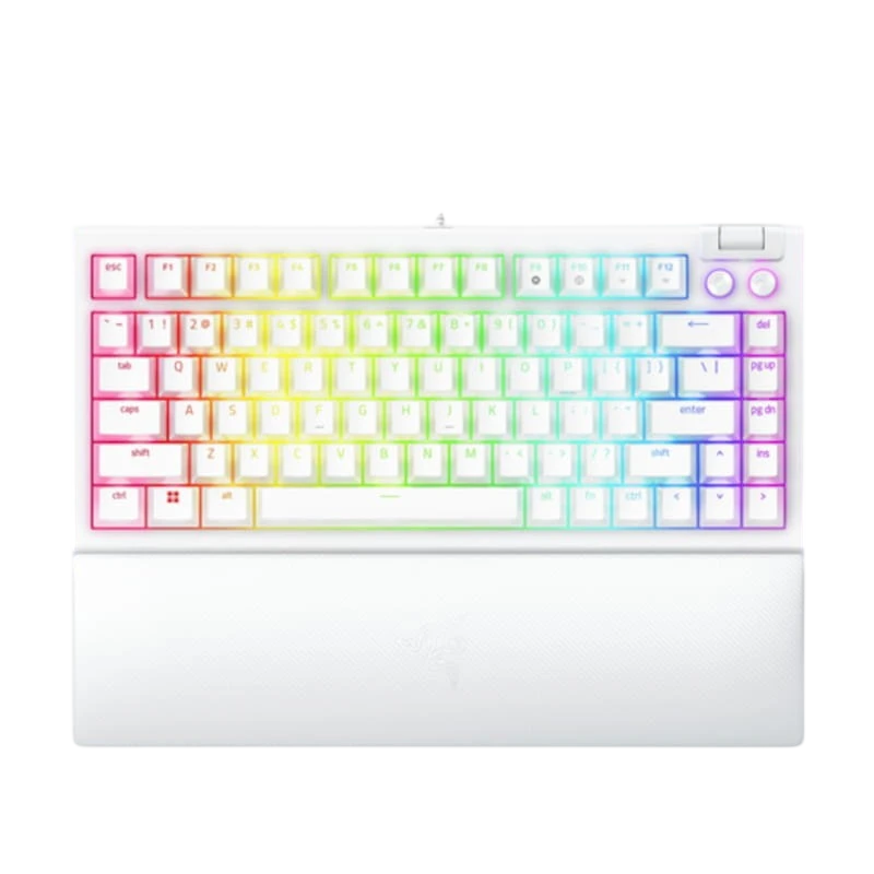 Razer BlackWidow V4 Clavier Gaming Mécanique 75% USB Blanc QWERTY en Anglais