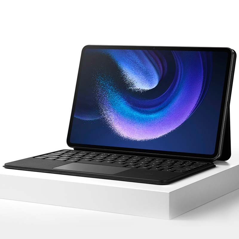 vue avant de la Coque originale avec clavier et pavé tactile noire pour Xiaomi Pad 6