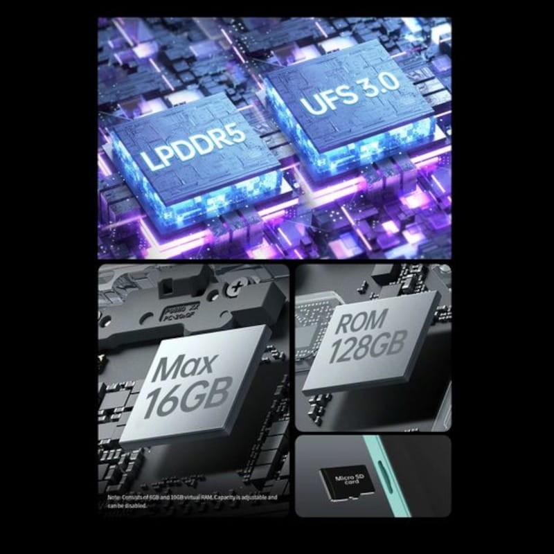 Memória de Teclast P50Ai 6GB/128GB Azul - Tablet