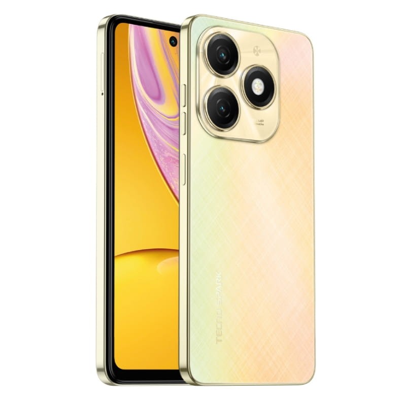 Tecno Spark 20 8Go/256Go Or - Téléphone portable - recto-verso
