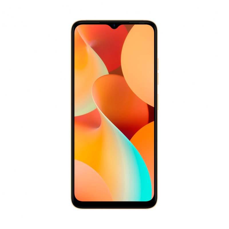 vue de face du téléphone mobile Tecno Spark 10 NFC 4 Go/128 Go Orange