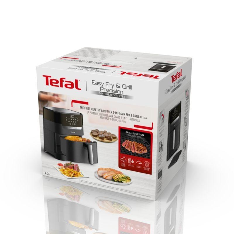 Caixa da Fritadeira de ar Tefal Easy Fry & Grill EY5058 4.2 litros 1550 W Preto