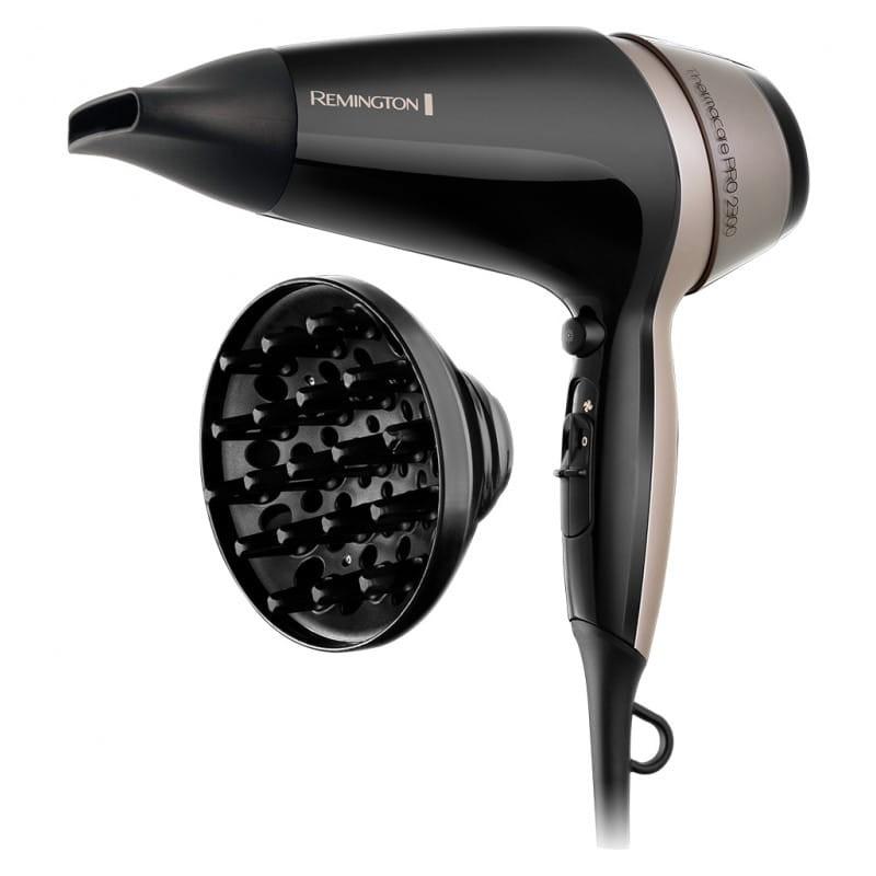 Secador de pelo Remington Thermacare Pro 2300 2300W Negro/Marrón imagen con difusor