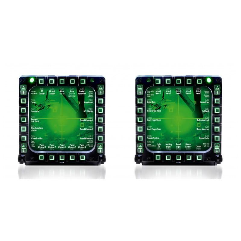 Thrustmaster MFD Cougar Pack - Accesório Joystick,Compatibilidade com USB