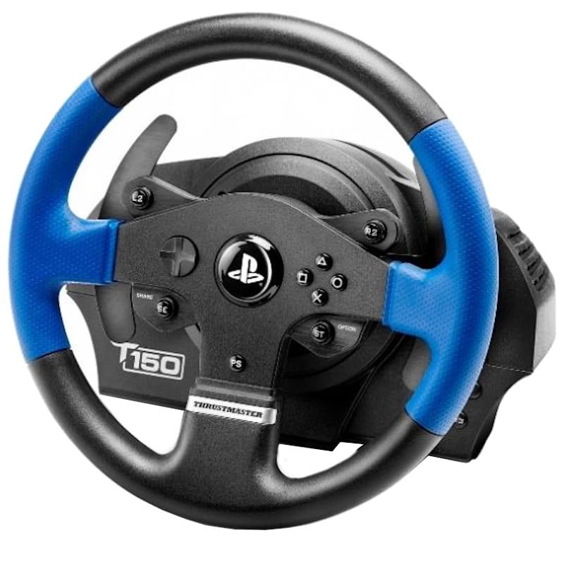 Thrustmaster T150 Force Feedback USB Volante + Pedales PC PS5 PS4 PS3  - Lateral