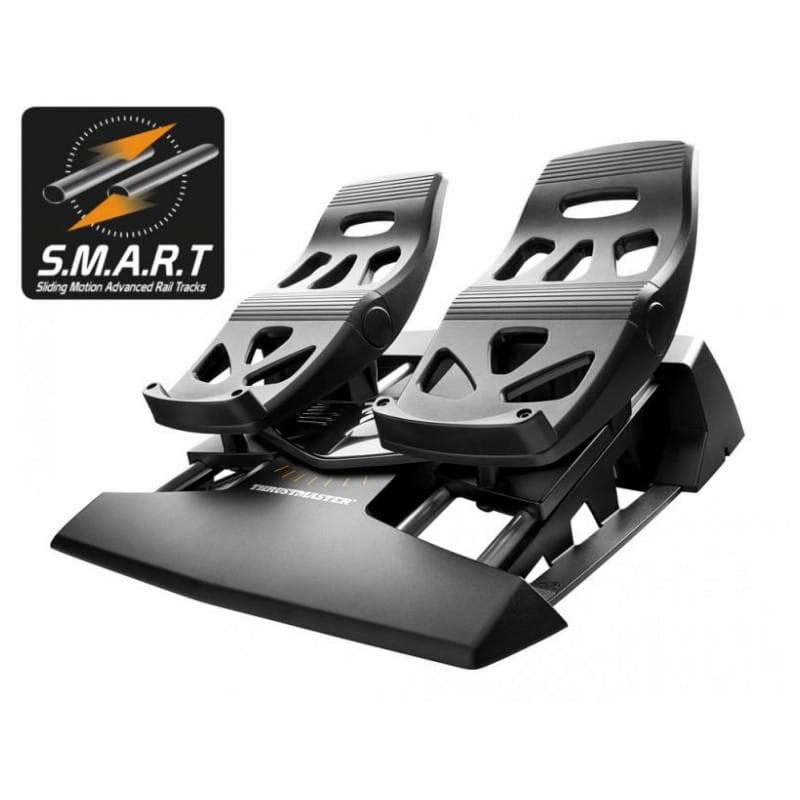 Thrustmaster T-16000M FCS Flight Pack PC - Manche de vol, Accélérateur et Pédales, Technologie S.M.A.R.T