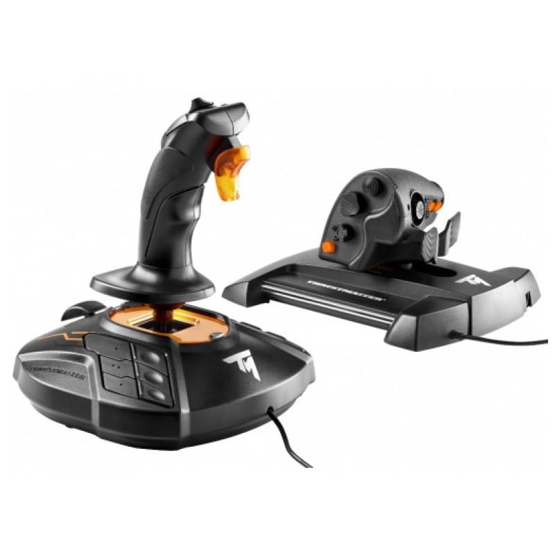 Thrustmaster T-16000M FCS Hotas PC - Joystick + Acelerador, Sensores magnéticos 3D