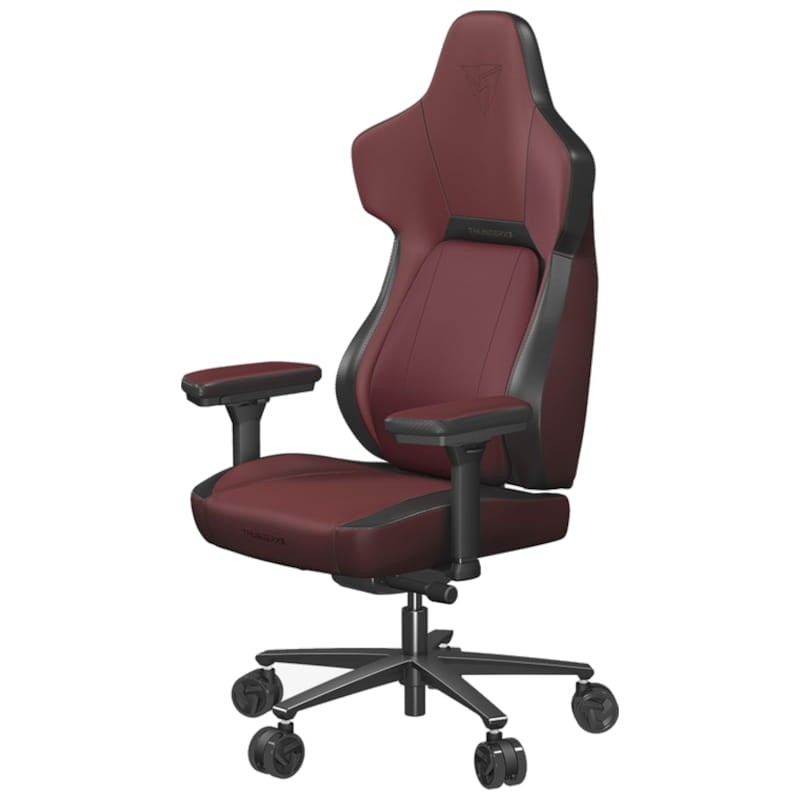 ThunderX3 CORE Modern Rojo - Silla Gaming Frontal lado derecho