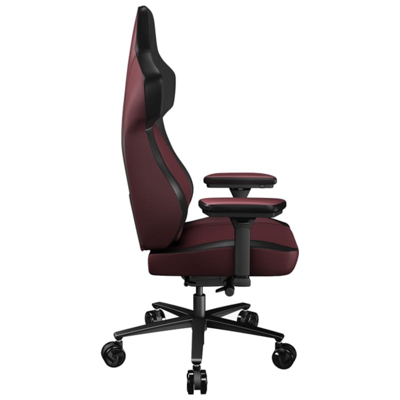 ThunderX3 CORE Modern Rojo - Silla Gaming Frontal lado izquierdo