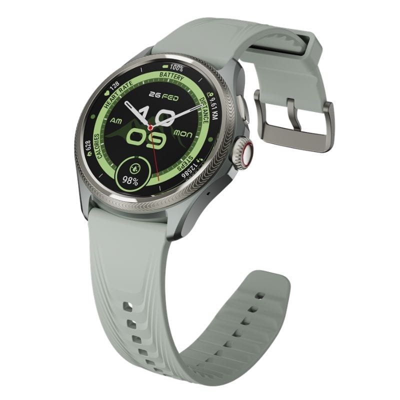 TicWatch Pro 5 Enduro Slate - Smartwatch avec GPS et NFC image avec bracelet ouvert