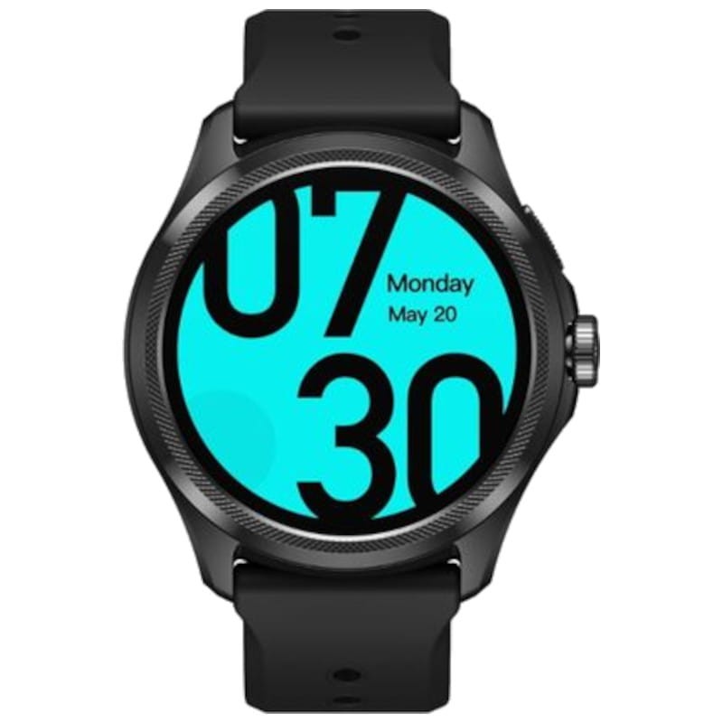 Frontale de TicWatch Pro 5 Noir - Montre intelligente