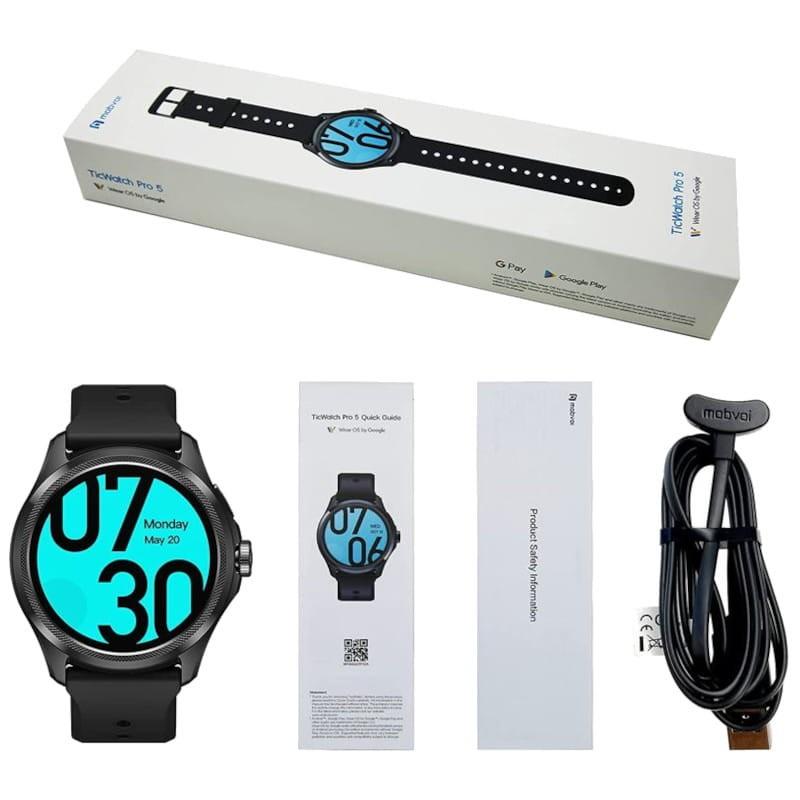 Contenu de TicWatch Pro 5 Noir - Montre intelligente