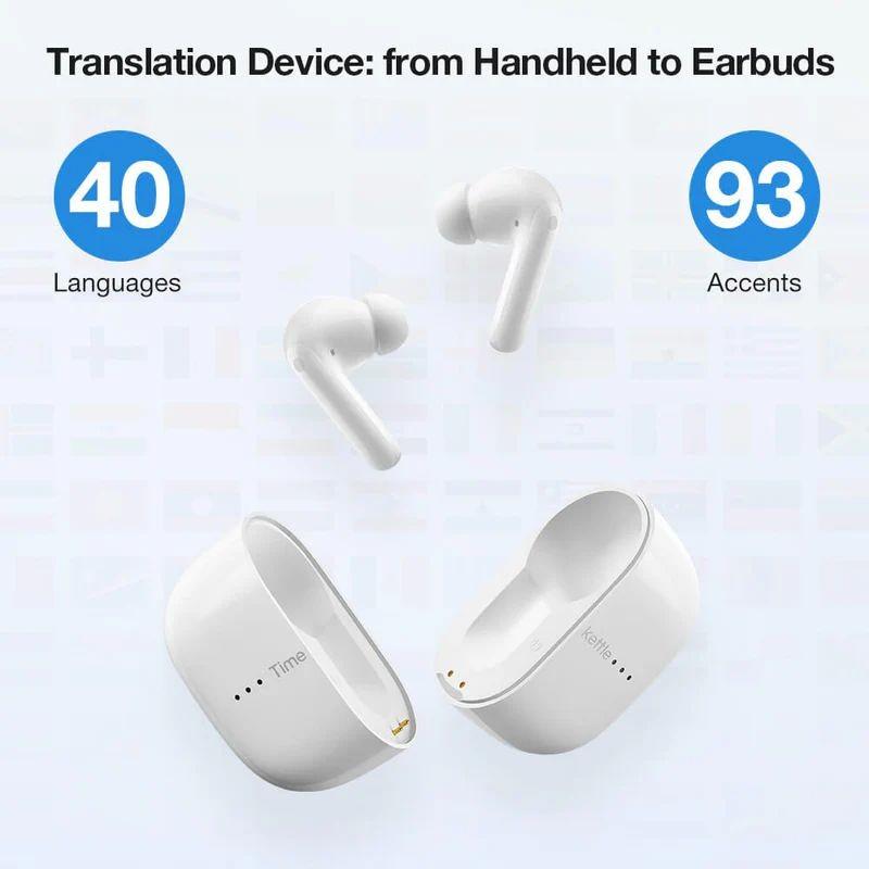 Duração de Timekettle M3 Translator Branco - Auriculares Bluetooth