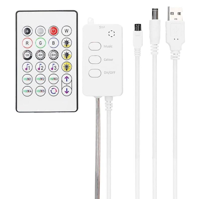 Tira LED KSIX RGB 10M con Mando - Contenido
