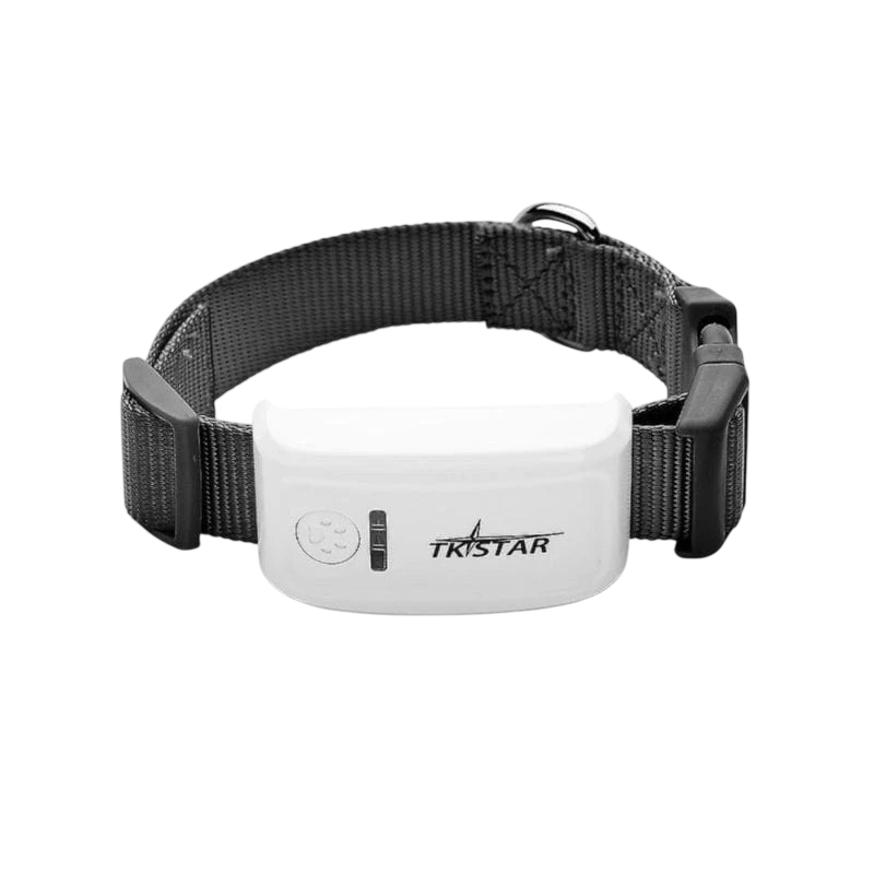 TKSTAR TK909 IP66 3,7 V 1.000 mAh Blanc / Noir - Traceur GPS pour animaux