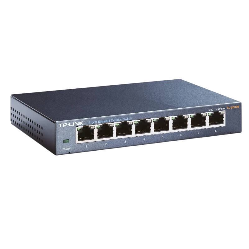 TP-LINK TL-SG108 Switch para sobremesa con 8 puertos a 10/100/1000 Mbps