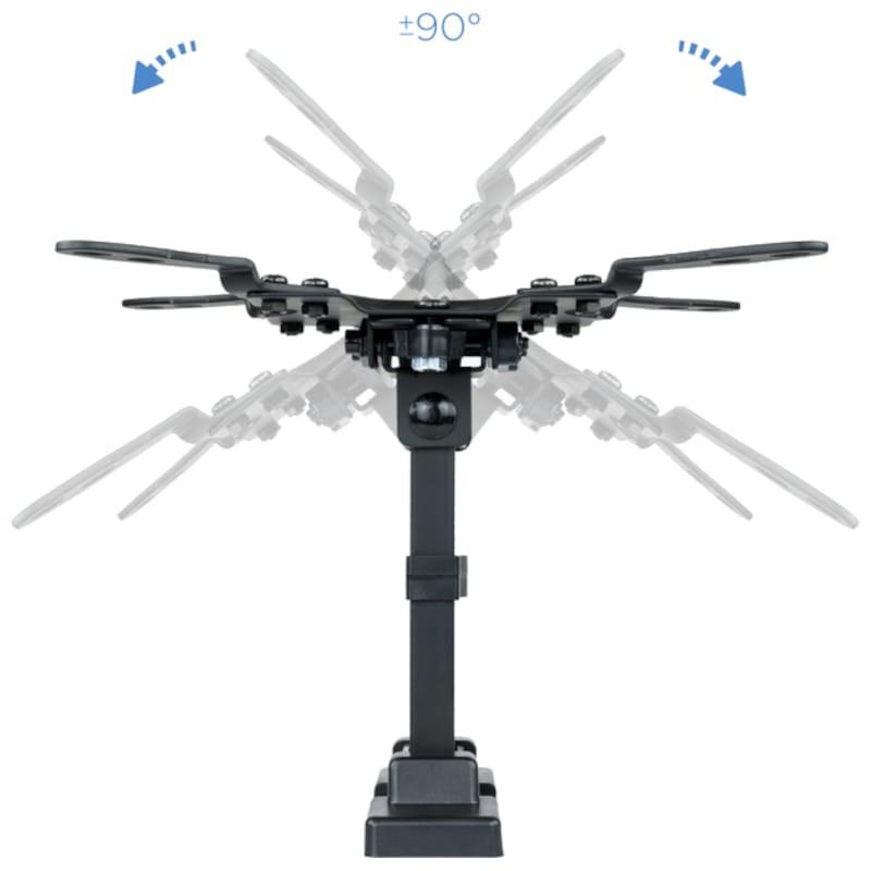 TooQ LP2042TNL-B suporte para TV giratório e inclinado 42 VESA 200x200mm giratório preto