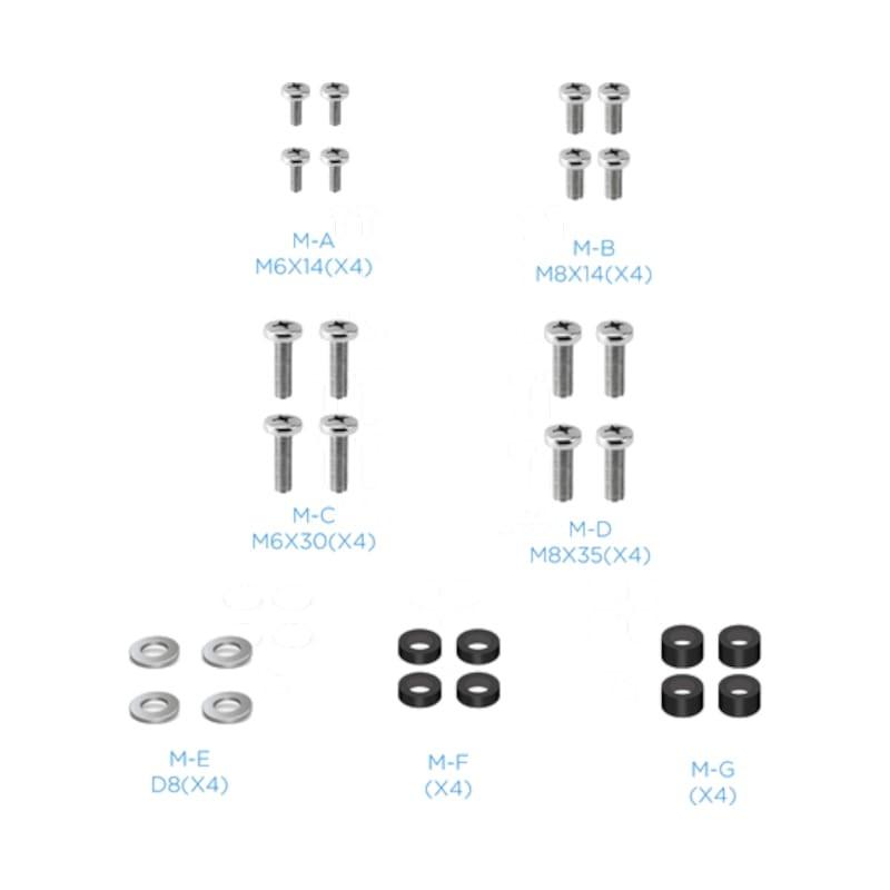 Soporte para TV TooQ Soporte de mesa para pantallas 23-75 800x400 mm Negro Tornillos