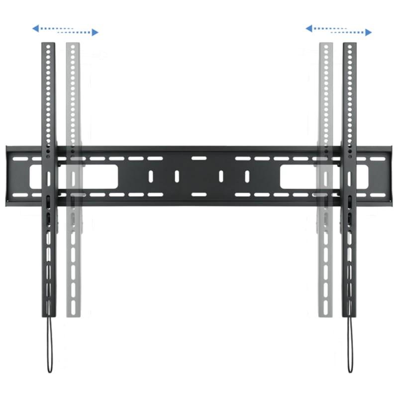 Soporte para TV TooQ LP42100T-B inclinable 60-100 VESA 900x600 mm Negro Vista frontal