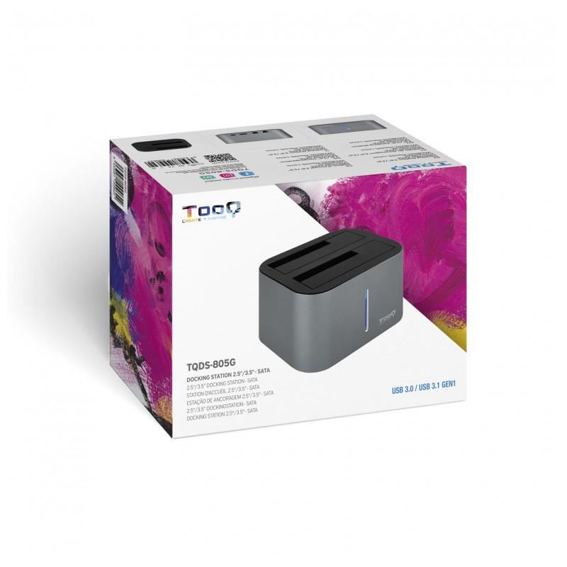 Embalagem da estação de ancoragem de disco rígido TooQ TQDS-805G