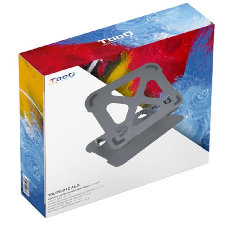 TooQ TQLRS0012-AL-G  Gris - Soporte Elevador Ajustable para portátiles Caja