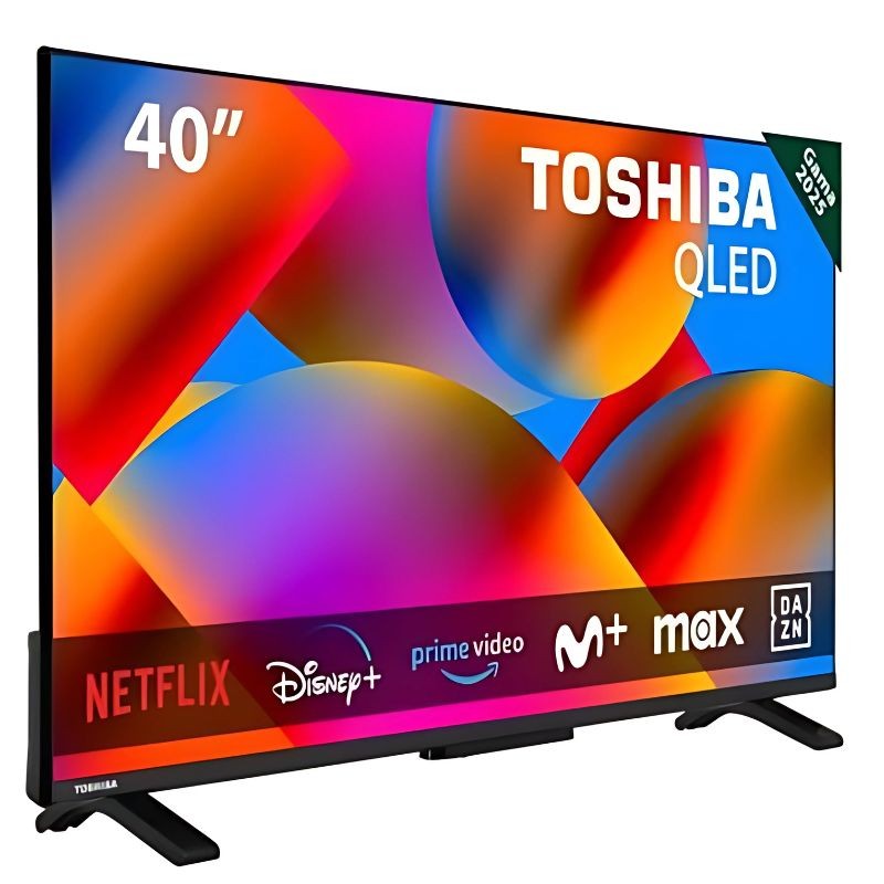 Perspectiva del Televisor Toshiba 40QV2F63DG