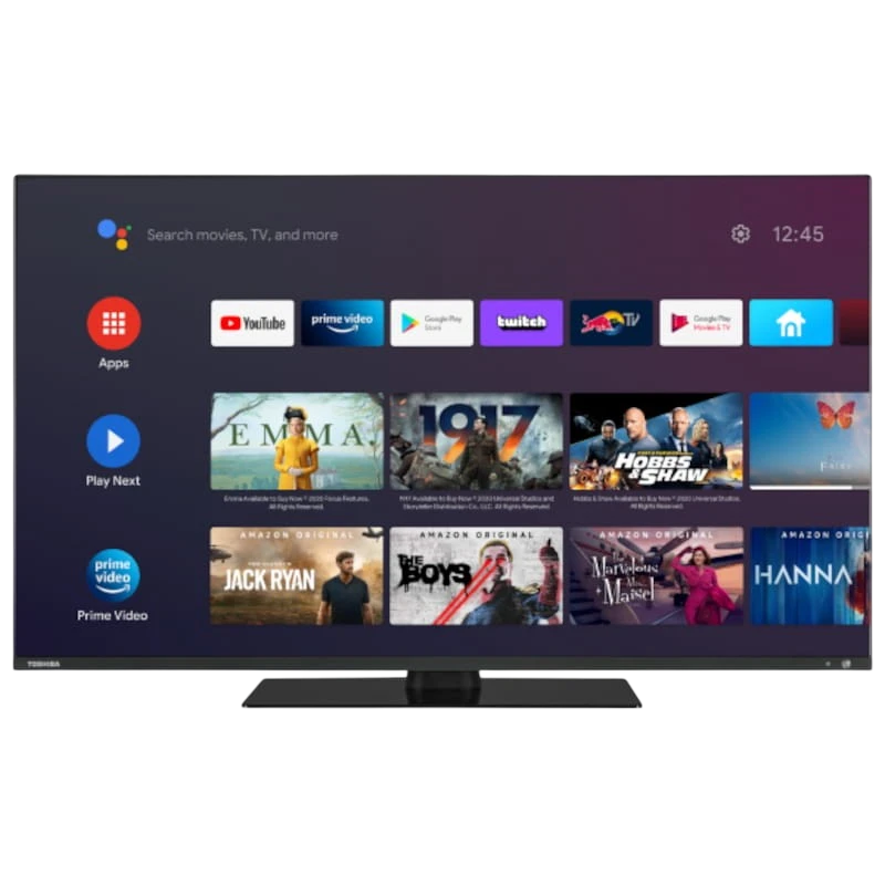Toshiba 43QA7D63DG 43 QLED 4K Ultra HD Smart TV Negro - Televisor