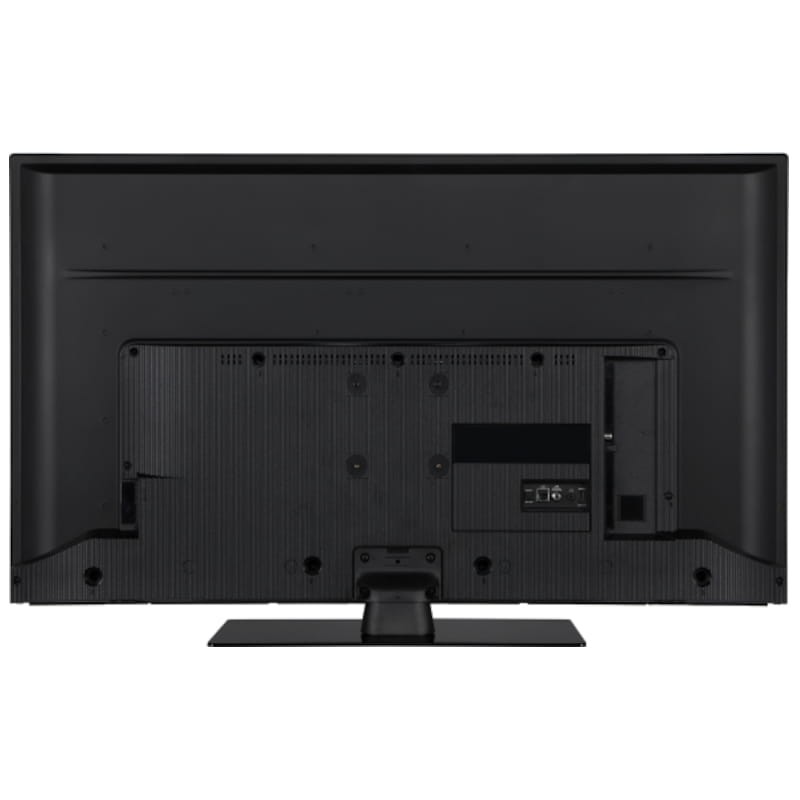 Vista frontal da Smart TV Toshiba 43QA7D63DG 43 QLED 4K Ultra HD Preta - Televisão