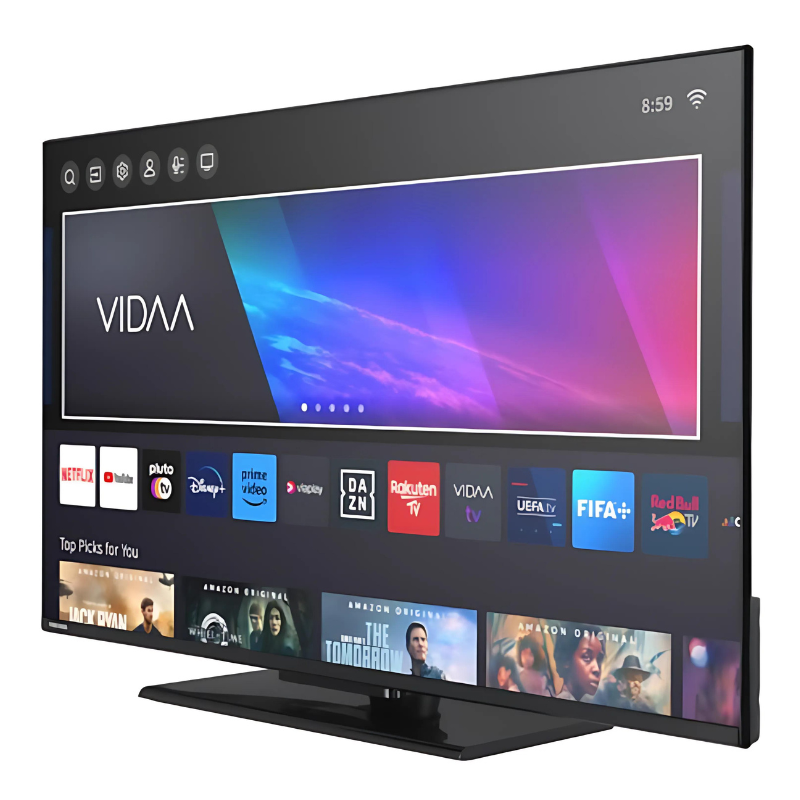 Televisor Toshiba 43UV3463DG 43 4K UHD Smart TV Negro con sistema vidaa