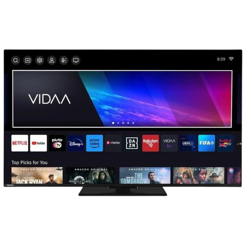 Toshiba 55QV3463DG 55 4K UHD QLED Smart TV Wifi Negro - Televisor