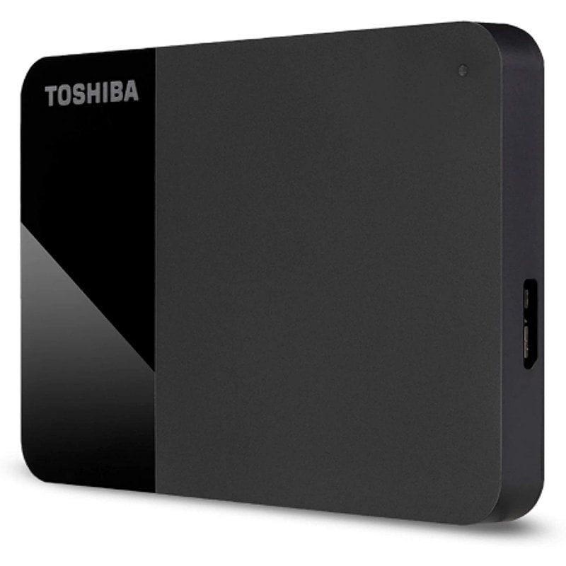 Toshiba Canvio Ready disco duro externo 2TB Negro Lateral derecho