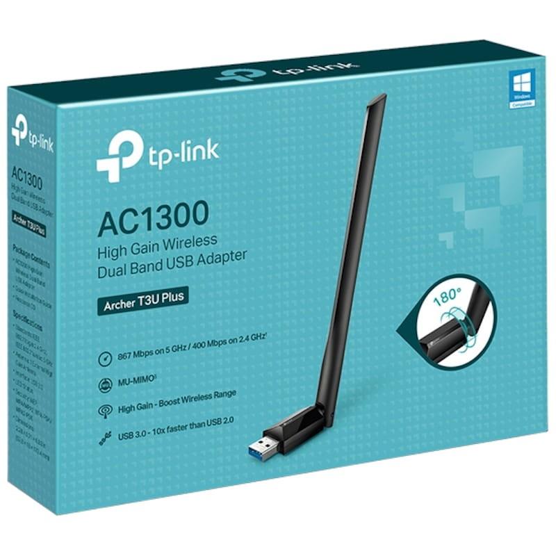 TP-Link Archer T3U Plus Adaptador WiFi USB AC1300 - Caja