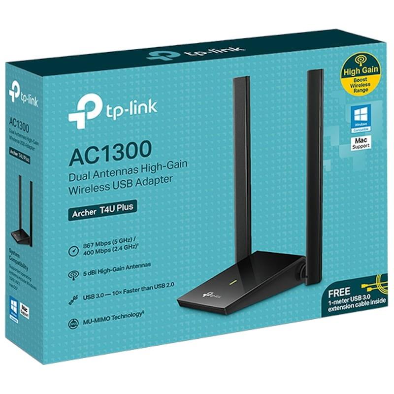 TP-Link Archer T4U Plus Adaptador WiFi USB AC1300 - Caja
