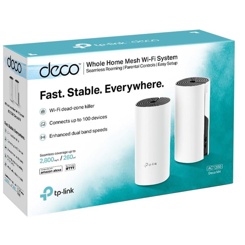 TP-LINK Deco M4 Router WiFI Mesh AC1200 (2 Pack) - Caja