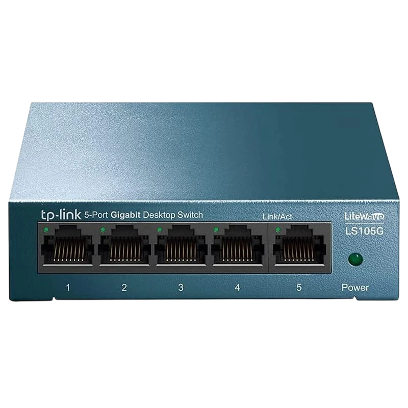 TP-Link LS105G Switch Sobremesa 5-Puertos 10/100/1000Mbps Azul