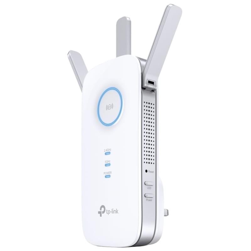 TP-Link RE550 Wi-Fi 5 EasyMesh AC1900 Tres antenas Blanco - Extensor de red imagen lateral